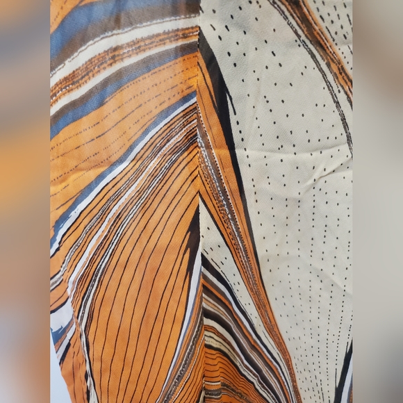 Frank Usher London Vintage 1970s Sheer Maxi Dress Womens Size 38 - Picture 6 of 12